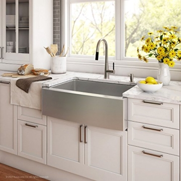 Kraus KHF200-33 Stainless Steel Farmhouse Sink - Durable & Elegant