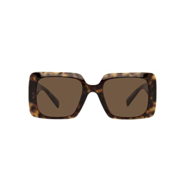 Versace Woman Sunglasses Chic Havana Frame 54MM