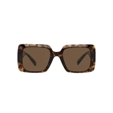 Versace Woman Sunglasses Chic Havana Frame 54MM