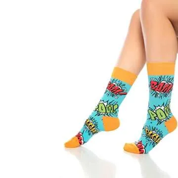 Colorful Casual Cotton Socks for Men and Women - Fun & Stylish