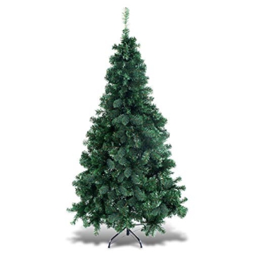 COSTWAY 7Ft Artificial Christmas Tree with Stand - Perfect Holiday Decor