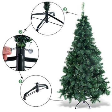 COSTWAY 7Ft PVC Christmas Tree Holiday Decor for All