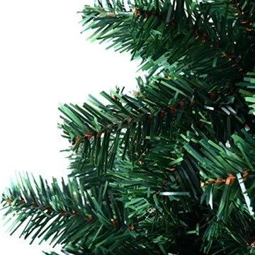 COSTWAY 7Ft PVC Christmas Tree Holiday Decor for All