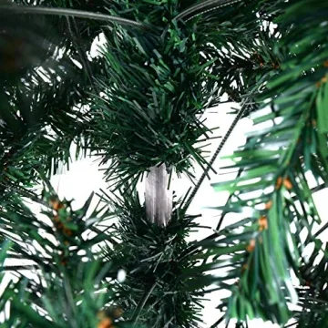 COSTWAY 7Ft PVC Christmas Tree Holiday Decor for All