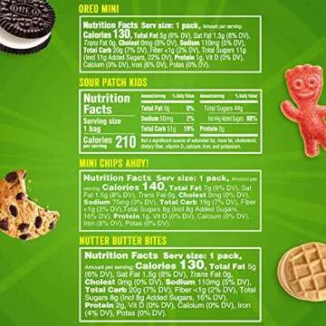 Nabisco Variety Pack OREO CHIPS AHOY SOUR PATCH KIDS
