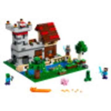 LEGO Minecraft The Crafting Box 3.0 21161 Minecraft Brick Construction Toy and Minifigures, Castle a...