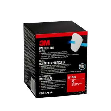 3M Performance Filter, P95 Particulate, 10 Pack, NIOSH-APPROVED P95 filters, Replacement Filters Eas...
