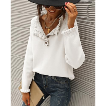 Stylish BTFBM Women's Knitted Pullover Sweater for All Occasions