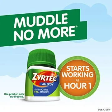 Zyrtec 24 Hr Children’s Allergy Syrup with Cetirizine, Dye- & Sugar-Free, Grape Flavor, 1 fl. oz