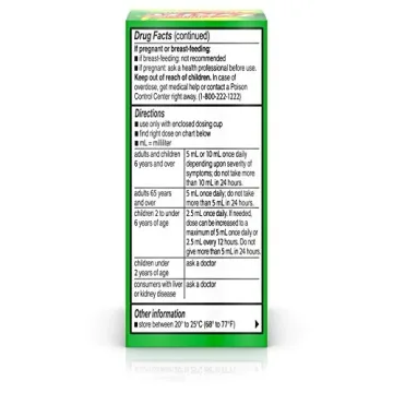 Zyrtec 24 Hr Children’s Allergy Syrup with Cetirizine, Dye- & Sugar-Free, Grape Flavor, 1 fl. oz