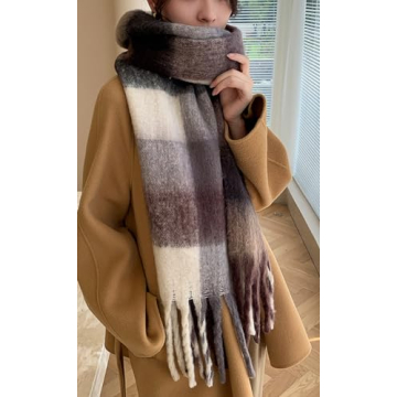 Wander Agio Winter Scarf Soft Warm Shawl for Winter