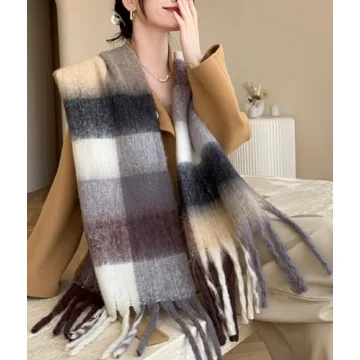 Wander Agio Winter Scarf Soft Warm Shawl for Winter