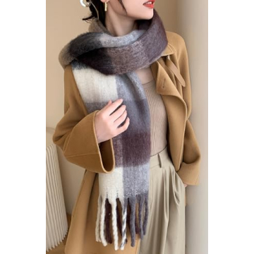 Wander Agio Winter Scarf Soft Warm Shawl for Winter