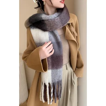 Wander Agio Winter Scarf Soft Warm Shawl for Winter