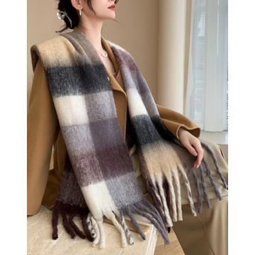 Wander Agio Winter Scarf Soft Warm Shawl for Winter