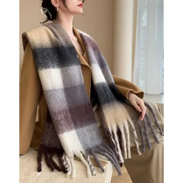 Wander Agio Winter Scarf Soft Warm Shawl for Winter