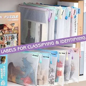 LANDNEOO 30 PCS Waterproof Zipper Pouches for Organization