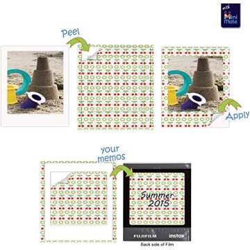 Fujifilm Instax Square SQ1 Instant Camera Chalk White with Carrying Case + Fuji Instax Film Value Pack (40 Sheets) Accessories Bundle, Photo Album, Assorted Frames + More