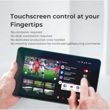 YoloLiv YoloBox Pro, All-in-one Portable Multi-Cam Live Streaming Studio Encoder Recorder Switcher (USA, Canada, Mexico Region)