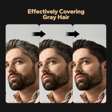 HyperHair Black Hair Dye Shampoo, Shampoo for Color Treated Hair, Hair Dye Shampoo 3 In 1, Black Hair Dye, Shampoo for Gray Hair for Women & Men, Long Lasting & Coverage