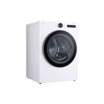 LG DLGX6501W 27 Inch Smart Gas Dryer with 7.4 cu. ft.
