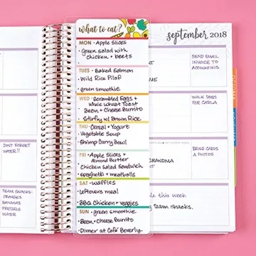 Erin Condren Snap-in Wet Erase Dashboard for Meal Planning