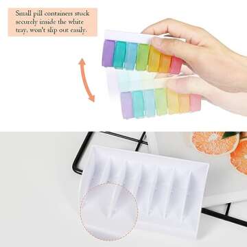 Compact & Stylish Pill Box for Daily Medication Management