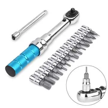 COTOUXKER Bike Torque Wrench Set - 1/4 Inch Drive, 2 to 14 Nm