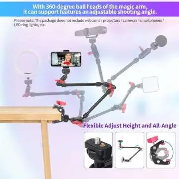 Sturdy Magic Arm Camera Mount for Secure Setup