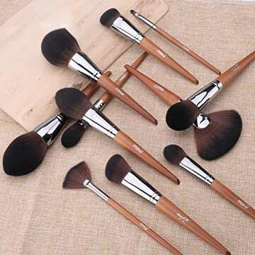 MSQ 28pcs Professional Makeup Brushes Set with Luxury Bag