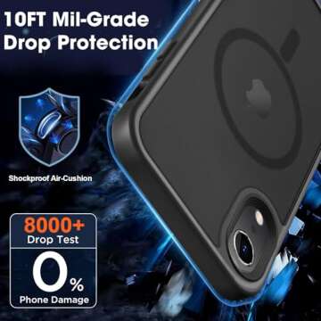 MOCCA iPhone XR Case - Strong Magnetic & Mil-Grade Protection