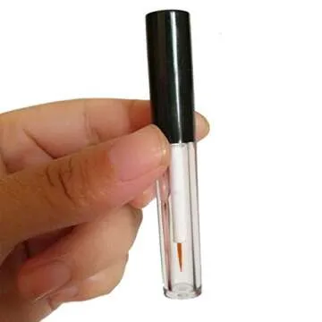 Aeyistry 4 Pcs 5ml Transparent Eyeliner Tubes - Makeup Storage