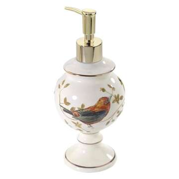 Avanti Linens - Lotion Pump/Soap Dispenser, Countertop Accessories, Nature Inspired Bathroom Decor (...