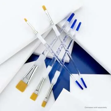 Royal & Langnickel 5 Piece Flat Brush Set for Artists