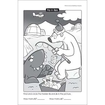 School Zone - My First Try-n-Spy® Workbook - Ages 5 to 7, Kindergarten to 1st Grade, Activity Pad, Search & Find, Picture Puzzles, Hidden Pictures, and More (School Zone Little Busy Book™ Series)