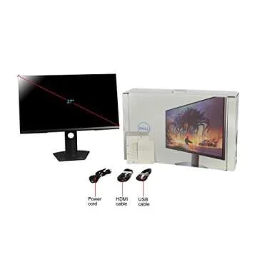 Dell S-Series 27-Inch Screen LED-Lit Gaming Monitor (S2719DGF); QHD (2560 x 1440) up to 155 Hz; 16:9; 1ms Response time; HDMI 2.0; DP 1.2; USB; FreeSync; Height Adjust, Tilt, Swivel & Pivot