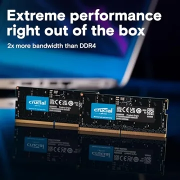Crucial 32GB DDR5 RAM Kit 5600MHz Performance Upgrade