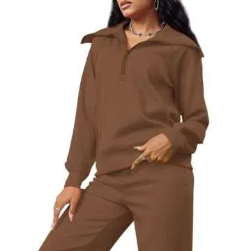 Stylish XIEERDUO Women's 2 Piece Loungewear Set