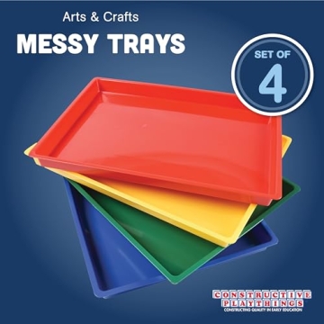Constructive Playthings Messy Trays for Kids' Creative Play