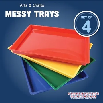 Constructive Playthings Messy Trays for Kids' Creative Play
