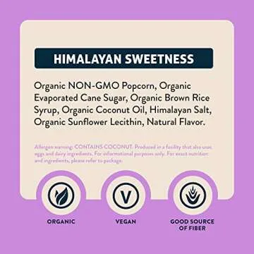 Lesserevil Organic Popcorn Himalayan Sweetness 35 Ounce