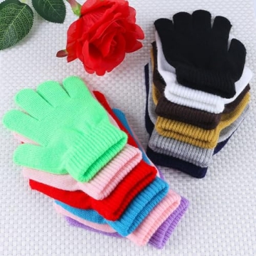 Cooraby 12 Pairs Kid's Winter Magic Gloves