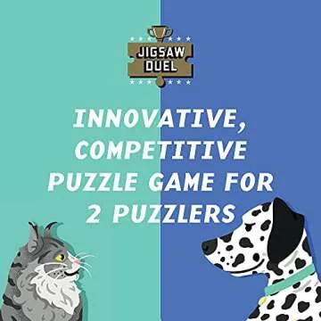 Ridley's Games: Pet Pride Cats vs Dogs Two 70-Piece Jigsaw Duel Puzzles | Race Against Your Friends ...