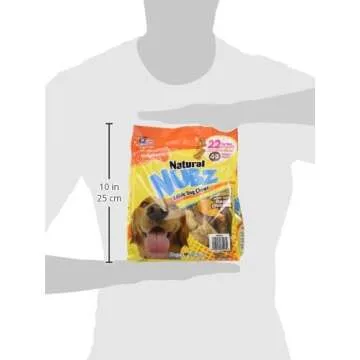 Nylabone Natural Nubz Edible Dog Chews, 22 Count