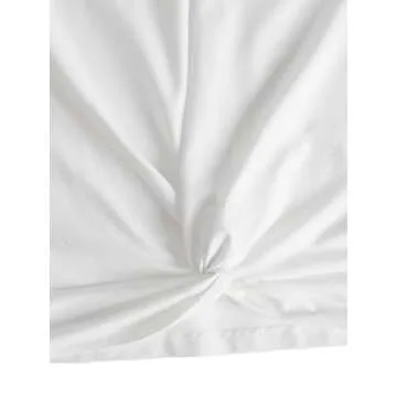 MakeMeChic Women's Summer Crop Top Solid Short Sleeve Twist Front Tee T-Shirt A-White S