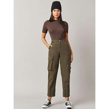 Chic Rib Knit Mock Neck Tee for Everyday Style