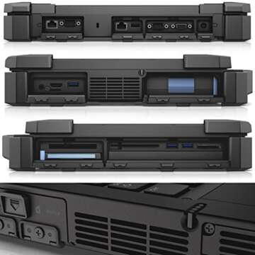 Dell Latitude Rugged 7414 Business Laptop Notebook Touch Screen HD(Intel Quad Core i5-6300U, 8GB Ram...