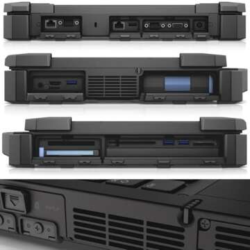 Dell Latitude Rugged 7414 Business Laptop Notebook Touch Screen HD(Intel Quad Core i5-6300U, 8GB Ram, 256GB Solid State SSD, HDMI, Smart Card Reader) Win 10 Pro (Renewed)