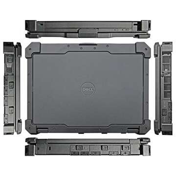 Dell Latitude Rugged 7414 Business Laptop Notebook Touch Screen HD(Intel Quad Core i5-6300U, 8GB Ram, 256GB Solid State SSD, HDMI, Smart Card Reader) Win 10 Pro (Renewed)
