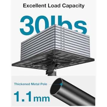 InnoGear Projector Stand Tripod, 21" to 38" Height Adjustable Portable Laptop Tripod Stand Music Stand Projector Tripod for Outdoor Office Home Stage Studio Podium Computer DJ Racks